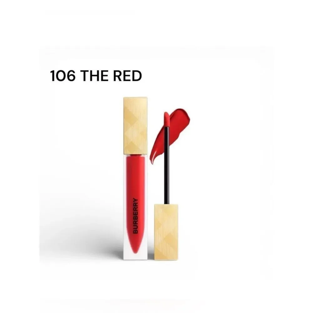 Burberry Kisses Liquid Matte Lipstick – Shade 106 “The Red” True Luxury Red